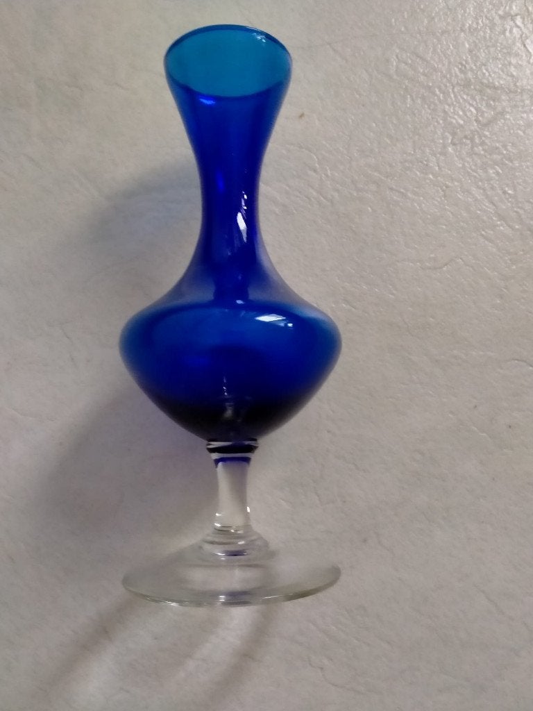 Kobalt Blauw vaasje, Antiek en Kunst, Ophalen of Verzenden