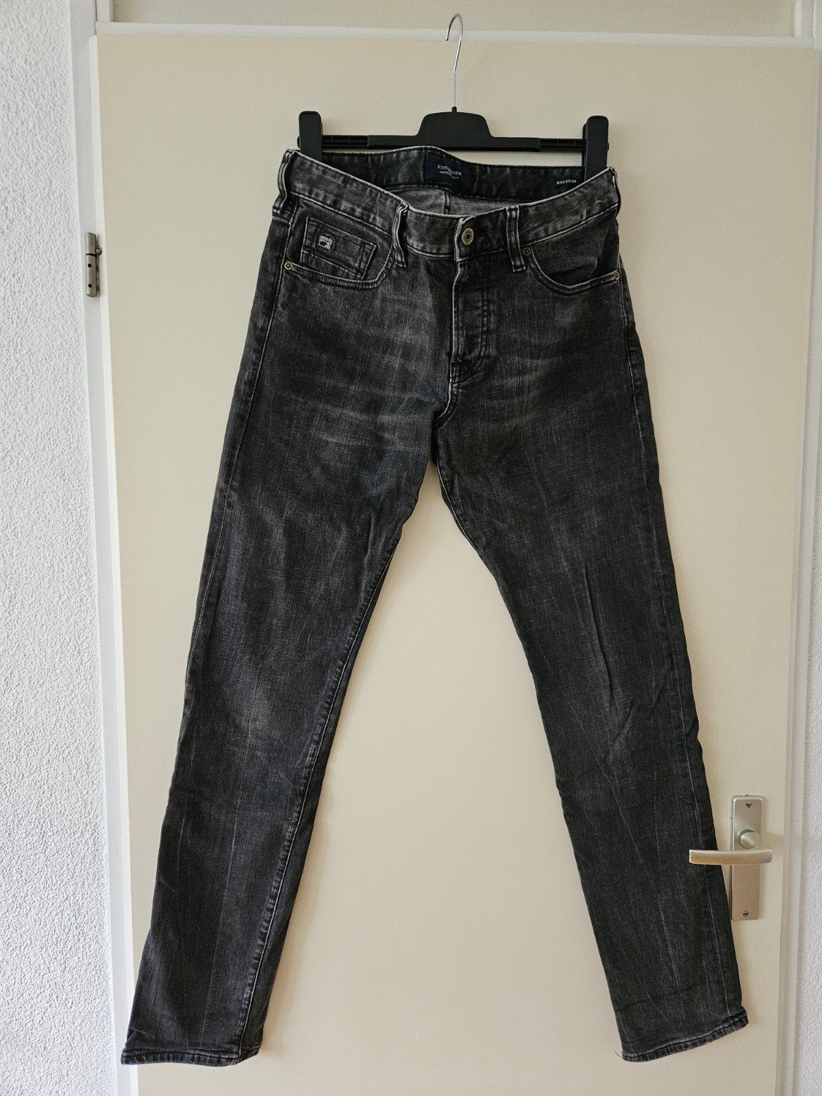 zwarte jeans Scotch&Soda Amsterdams blauw Ralston W32/L34, Ophalen of Verzenden, Zo goed als nieuw, Blauw, W32 (confectie 46) of kleiner