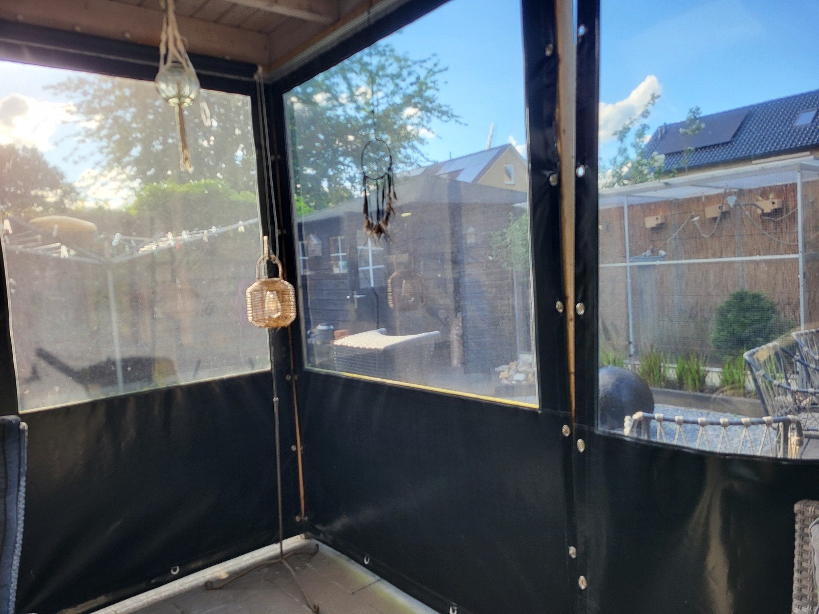 Veranda zeilen, Ophalen, Veranda