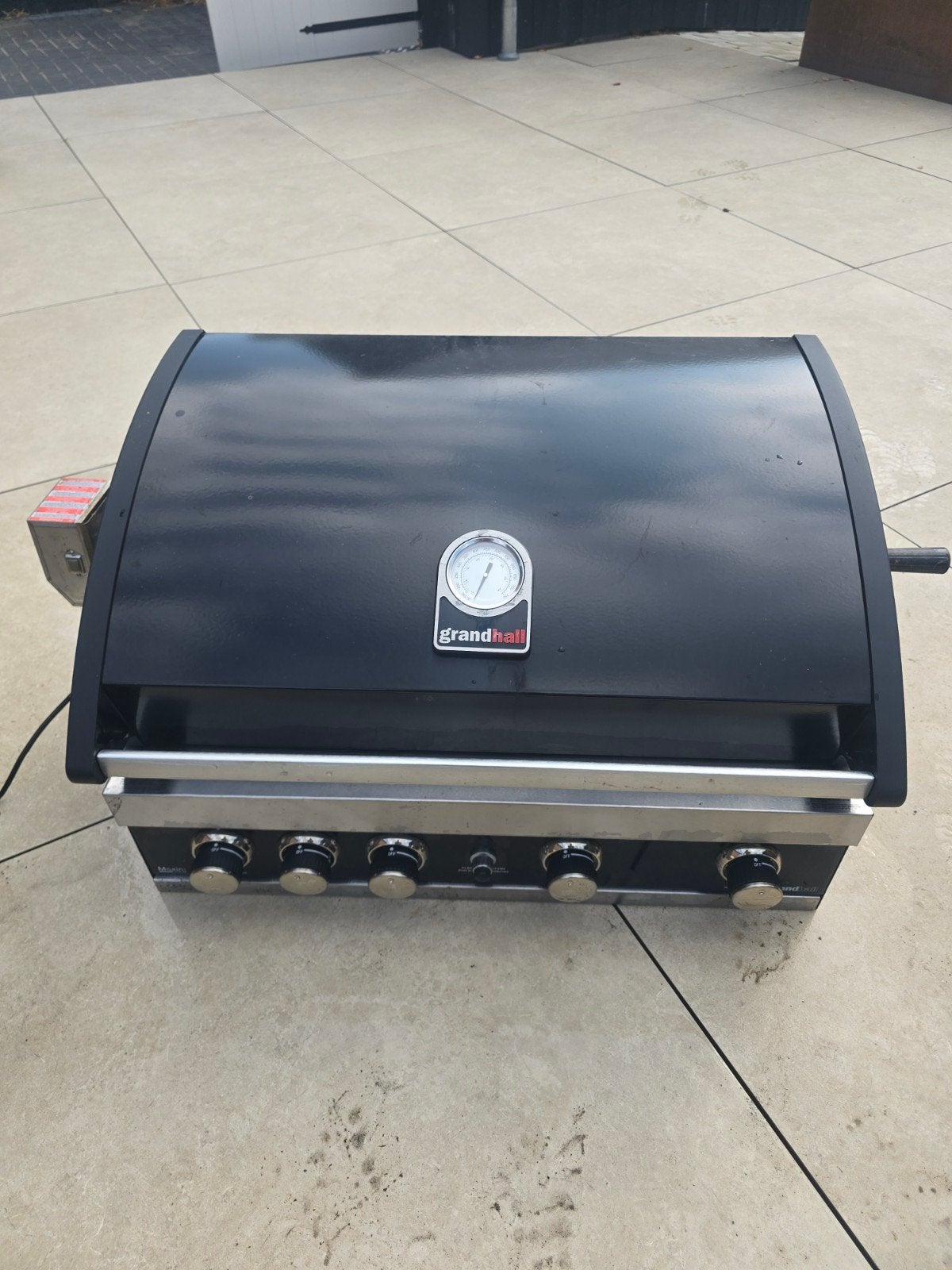 Grandhall gasbarbecue met draaispit, Ophalen, Gebruikt, Grandhall