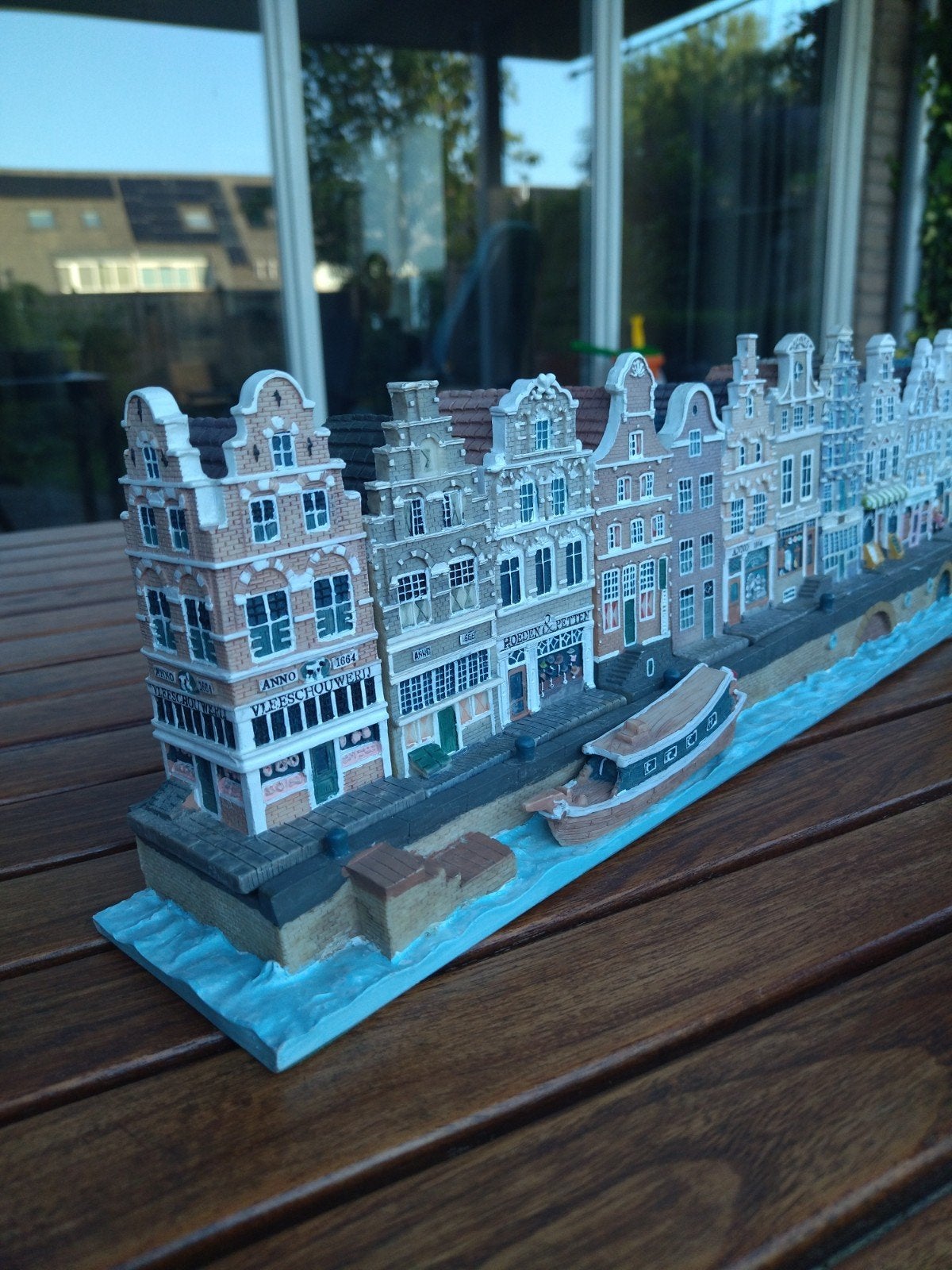 Blokker diorama van 20 Asterdamse huisjes, Ophalen of Verzenden, Zo goed als nieuw