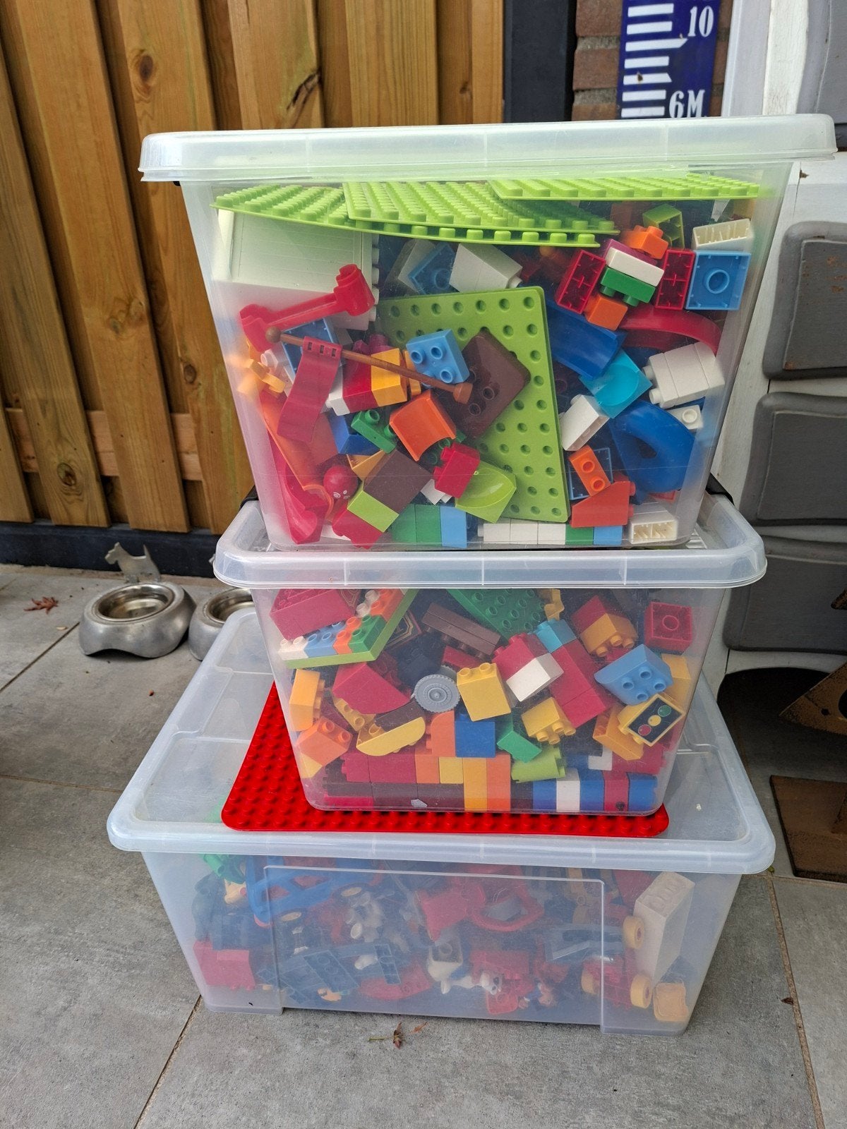 3 bakken Duplo, Kinderen en Baby's, Ophalen, Complete set, Duplo