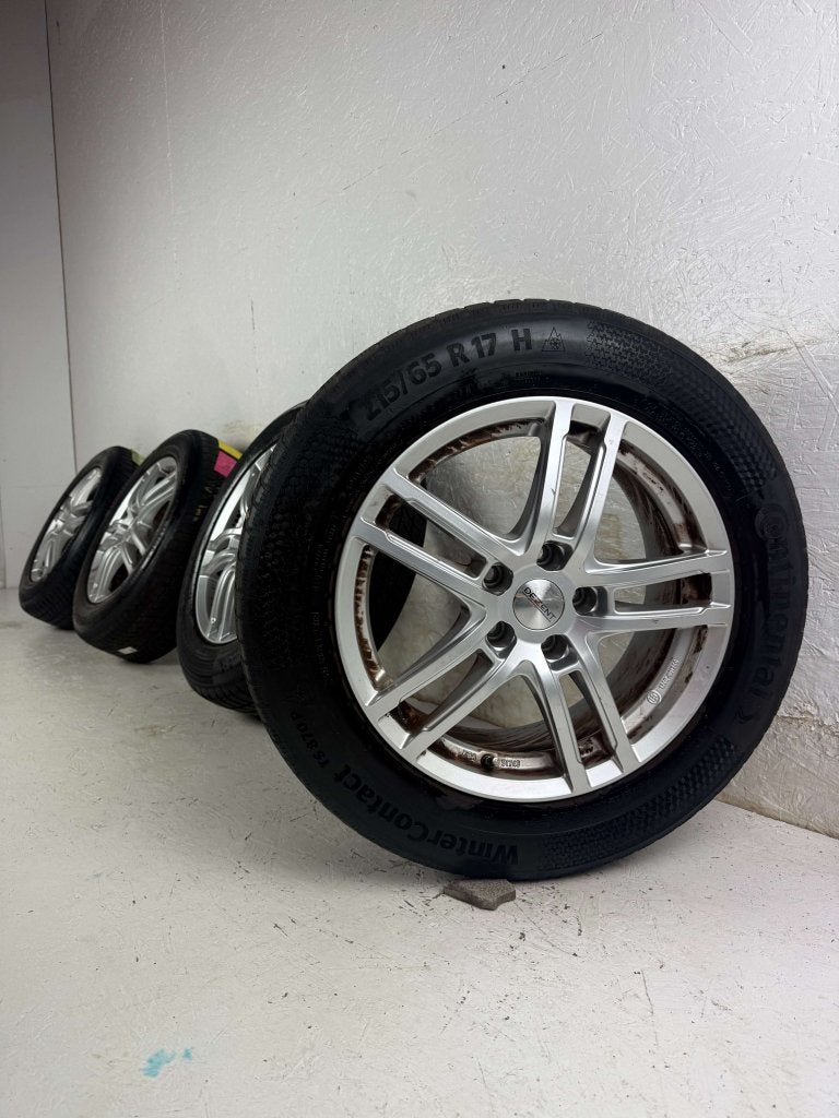 Volkswagen Tiguan Skoda Kodiac Q5 velgen 17" 5x112 winterset, Auto-onderdelen, Niet ingevuld, Banden en Velgen, Niet ingevuld