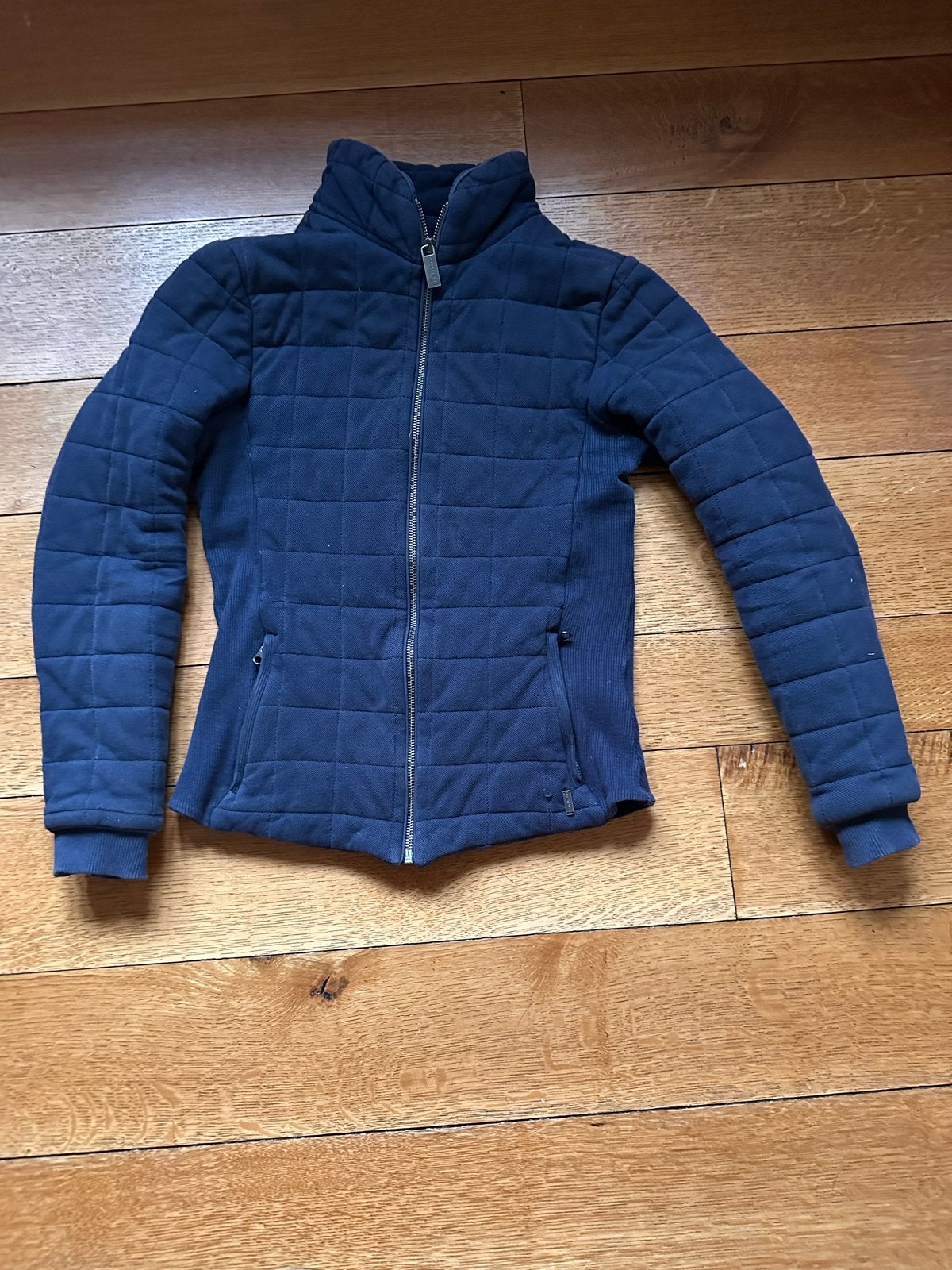 Cavallaro Napoli gewatteerd jasje maat XS, Ophalen, Zo goed als nieuw, Maat 34 (XS) of kleiner, Blauw