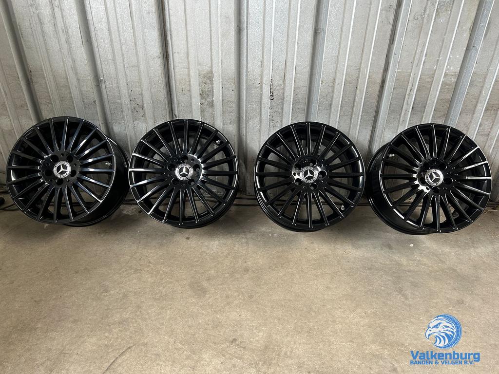 Originele Mercedes Vito V-klasse W447 EQV 17 inch TPMS zwart, Auto-onderdelen, Banden en Velgen, Gebruikt, Velg(en), -, -