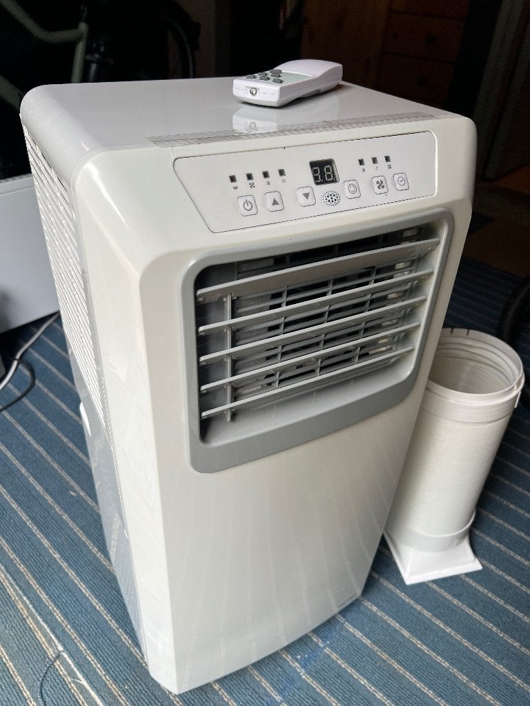 Tectro Mobiele Airco met Afstandsbediening, Timer, Minder dan 60 m³, 3 snelheden of meer, Ophalen of Verzenden