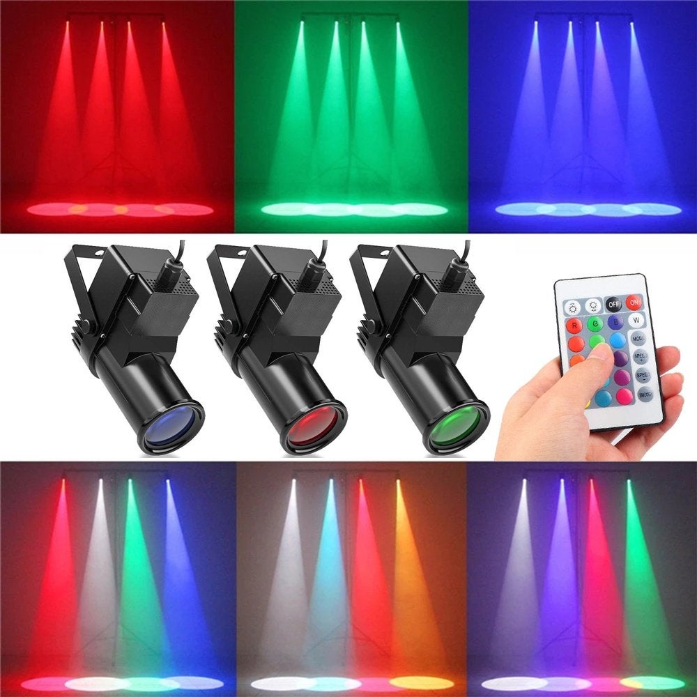 Nieuwe First Class 30 W RGBW Led Pinspot, Ophalen of Verzenden, Nieuw, Licht, Geluidgestuurd