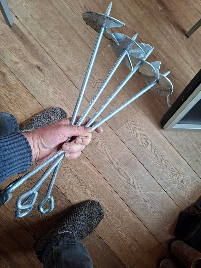 4 x Grondankers  50 cm lang. Nieuw, Ophalen, Nieuw