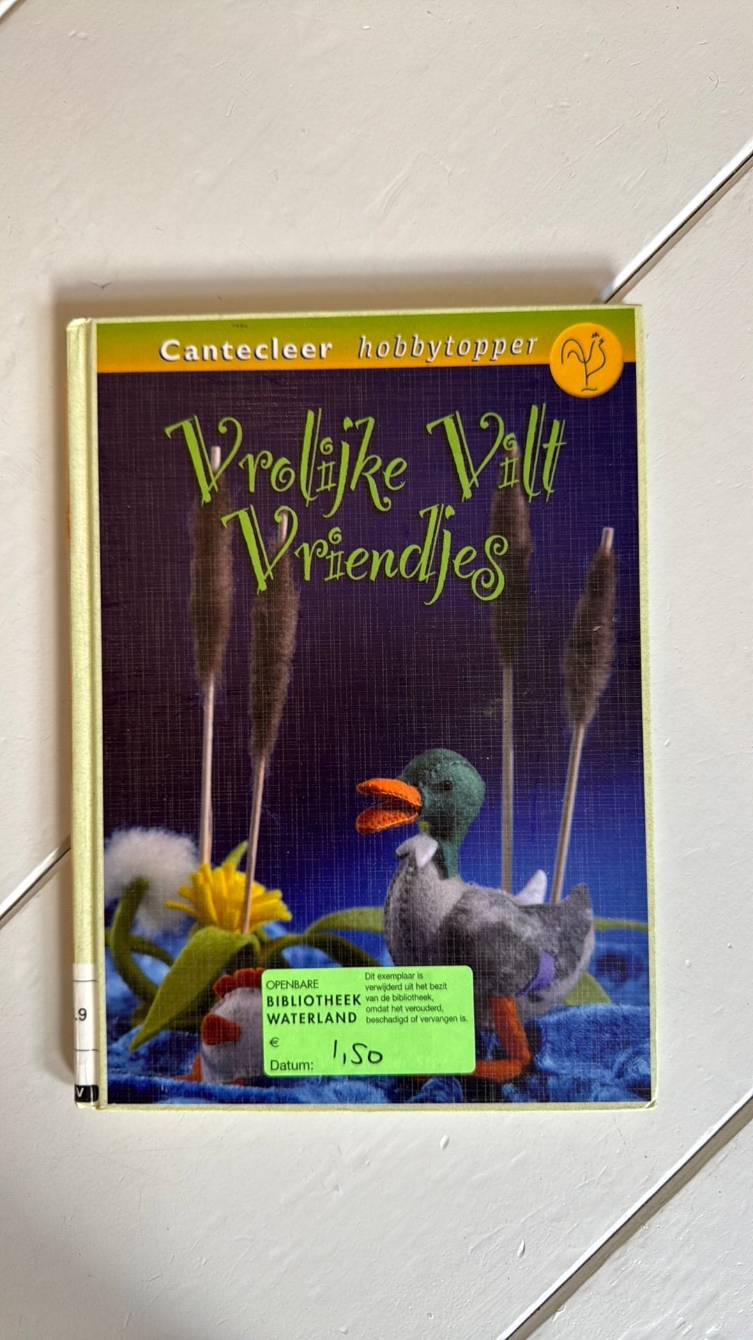 Vrolijke Vilt Vriendjes - Hobbyboek Cantecleer, Ophalen of Verzenden, Gelezen, Overige onderwerpen, Geschikt voor kinderen