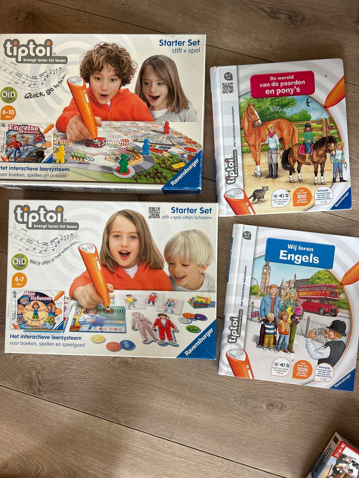 Tiptoi Starter Sets zonder stift  en boeken, Kinderen en Baby's, Speelgoed | Educatief en Creatief, Verzenden, Zo goed als nieuw