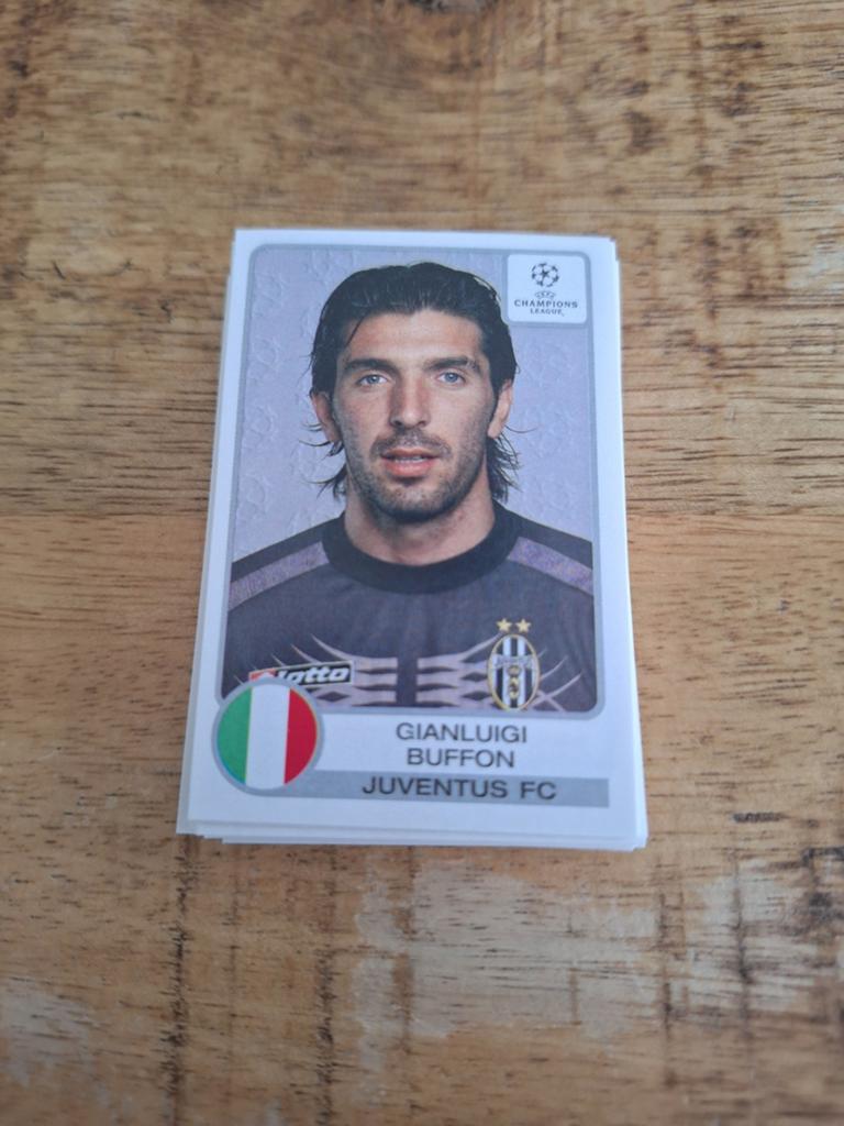 40 Panini Champions League 2001/2002 voetbalplaatjes, Ophalen of Verzenden, Zo goed als nieuw