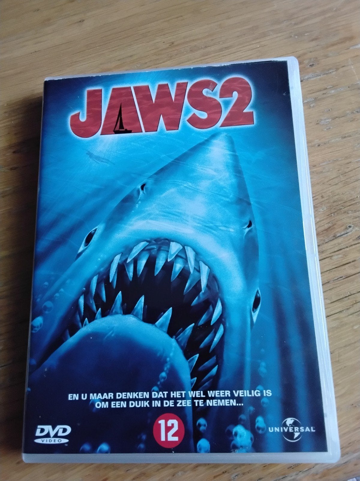 Jaws 2, Cd's en Dvd's, Ophalen, 1960 tot 1980, Zo goed als nieuw, Vanaf 12 jaar
