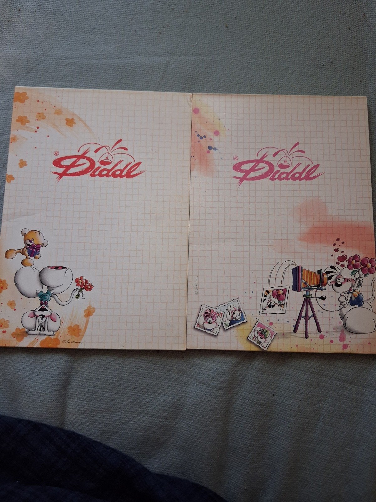 Diddl Schrijfblokken -set van 2 Diddel Block A5 Rarität, Verzamelen, Ophalen of Verzenden, Verschillende figuren, Nieuw, Papier, Kaart of Schrift