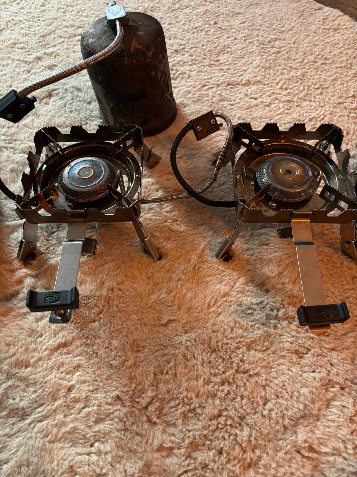 Ridgemonkey Quad Connect Pro Stove met Nash gas pouch, Ophalen, Zo goed als nieuw, Overige typen