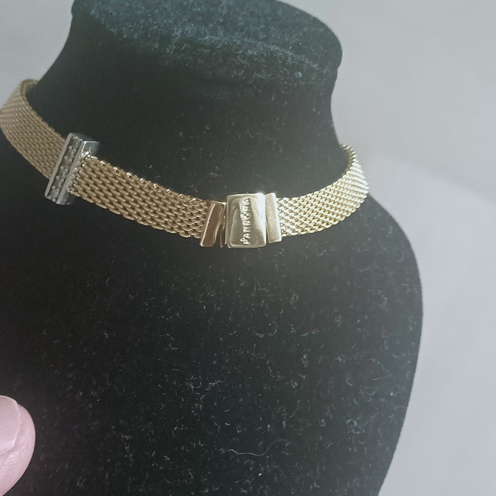 Pandora Me Link Armband Goudkleurig, Sieraden, Tassen en Uiterlijk, Armbanden, Ophalen of Verzenden, Zo goed als nieuw, Goud, Overige materialen