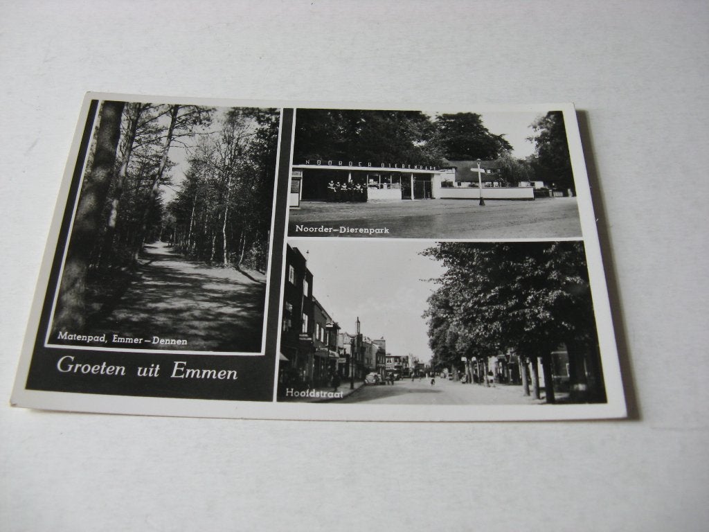 Groeten uit Emmen 3 luik, Ophalen of Verzenden, Voor 1920, Gelopen, Noord-Brabant