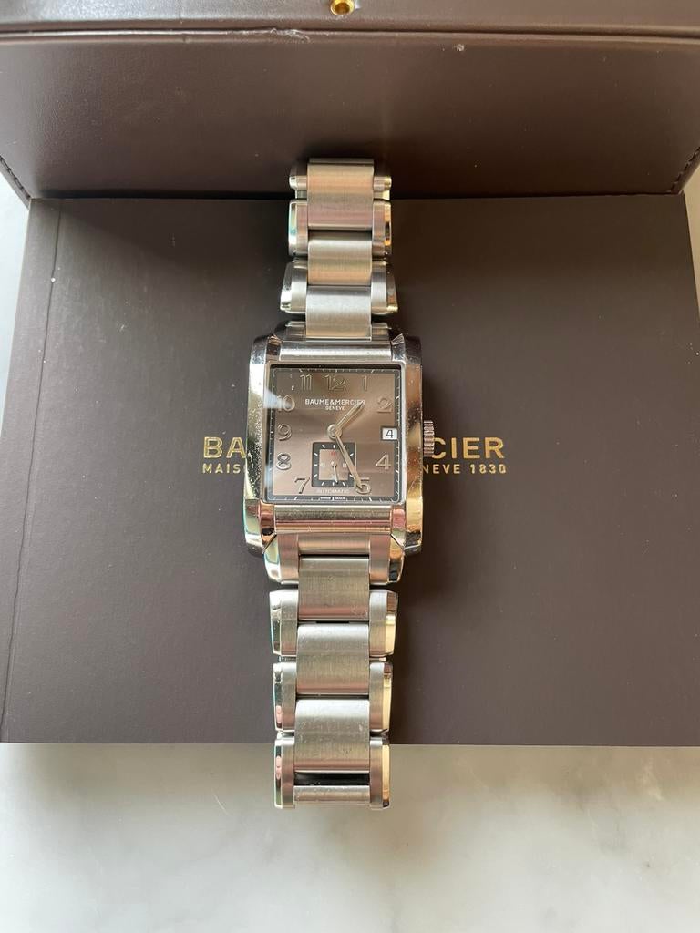 Baume & Mercier, Overige merken, Staal, Polshorloge, Ophalen of Verzenden