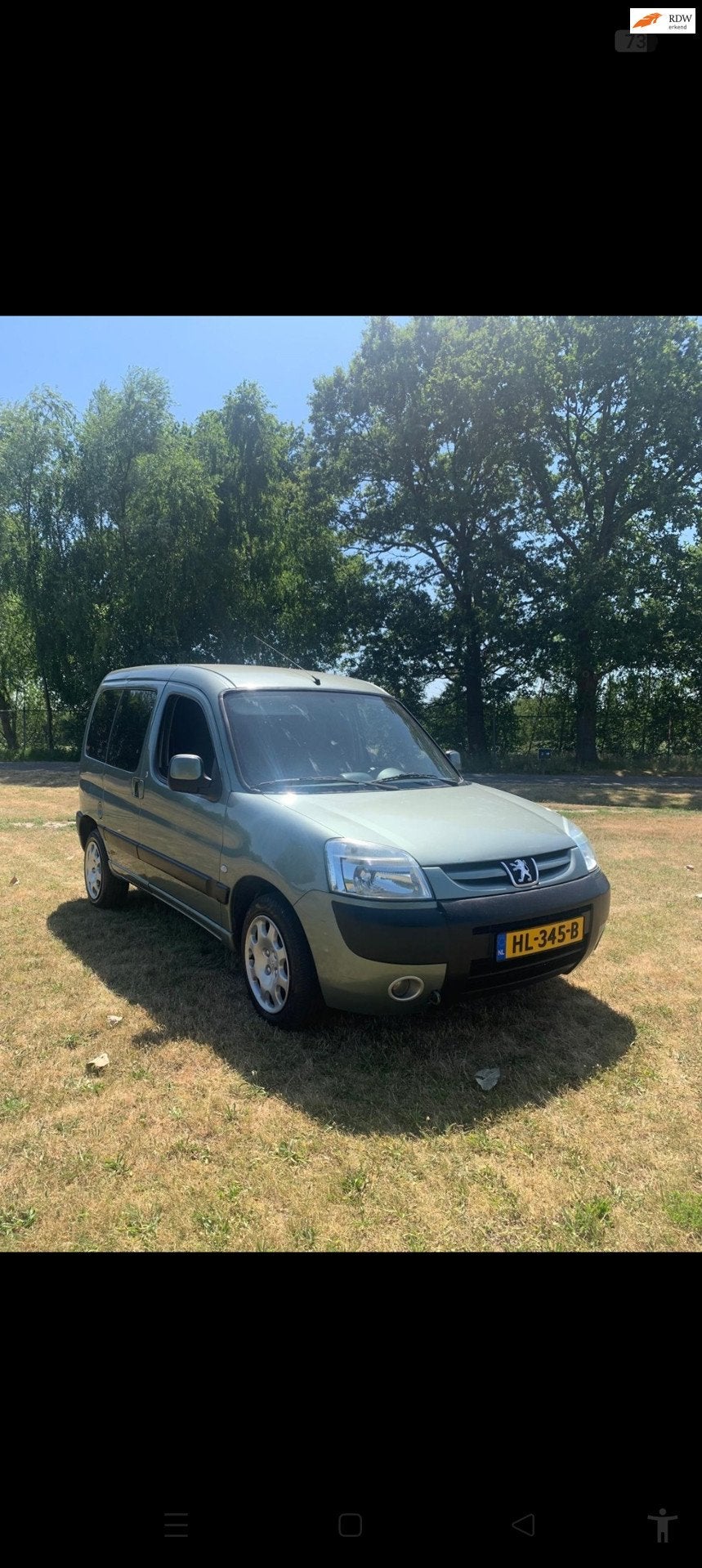 Peugeot Partner MPV 1.6-16V XT, Auto's, Stof, Gebruikt, 4 cilinders, 1226 kg