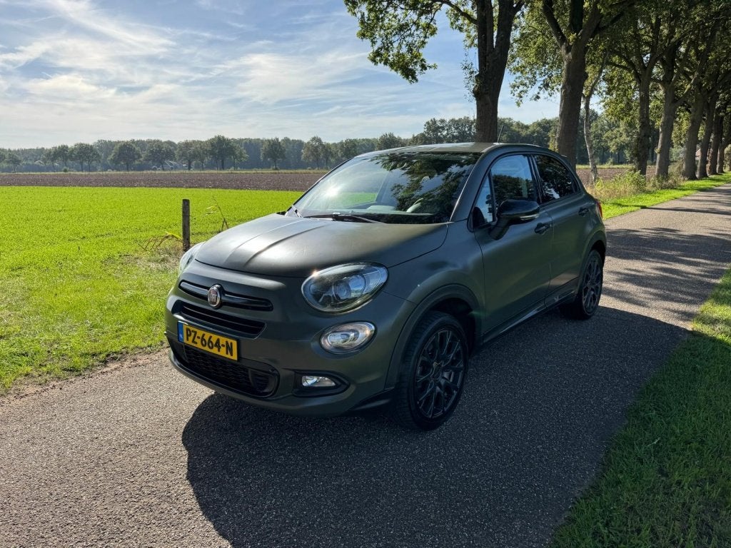 Fiat 500X 1.4 T M-Air S-Design | Navigatie | Half Leder | Tr, Auto's, Automaat, Gebruikt, 4 cilinders, Origineel Nederlands