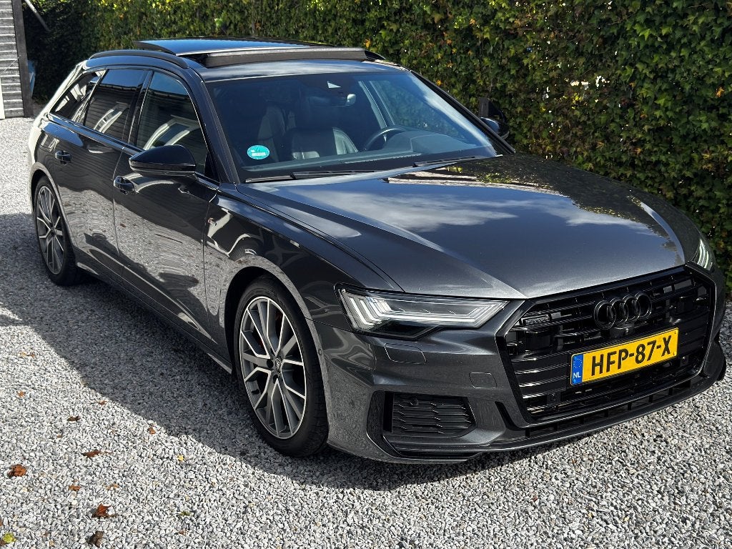 Audi A6 55 tfsi e Quatro Competition sport 2021 Full options, Auto's, Automaat, Dealer onderhouden, Zwart, Stationwagon