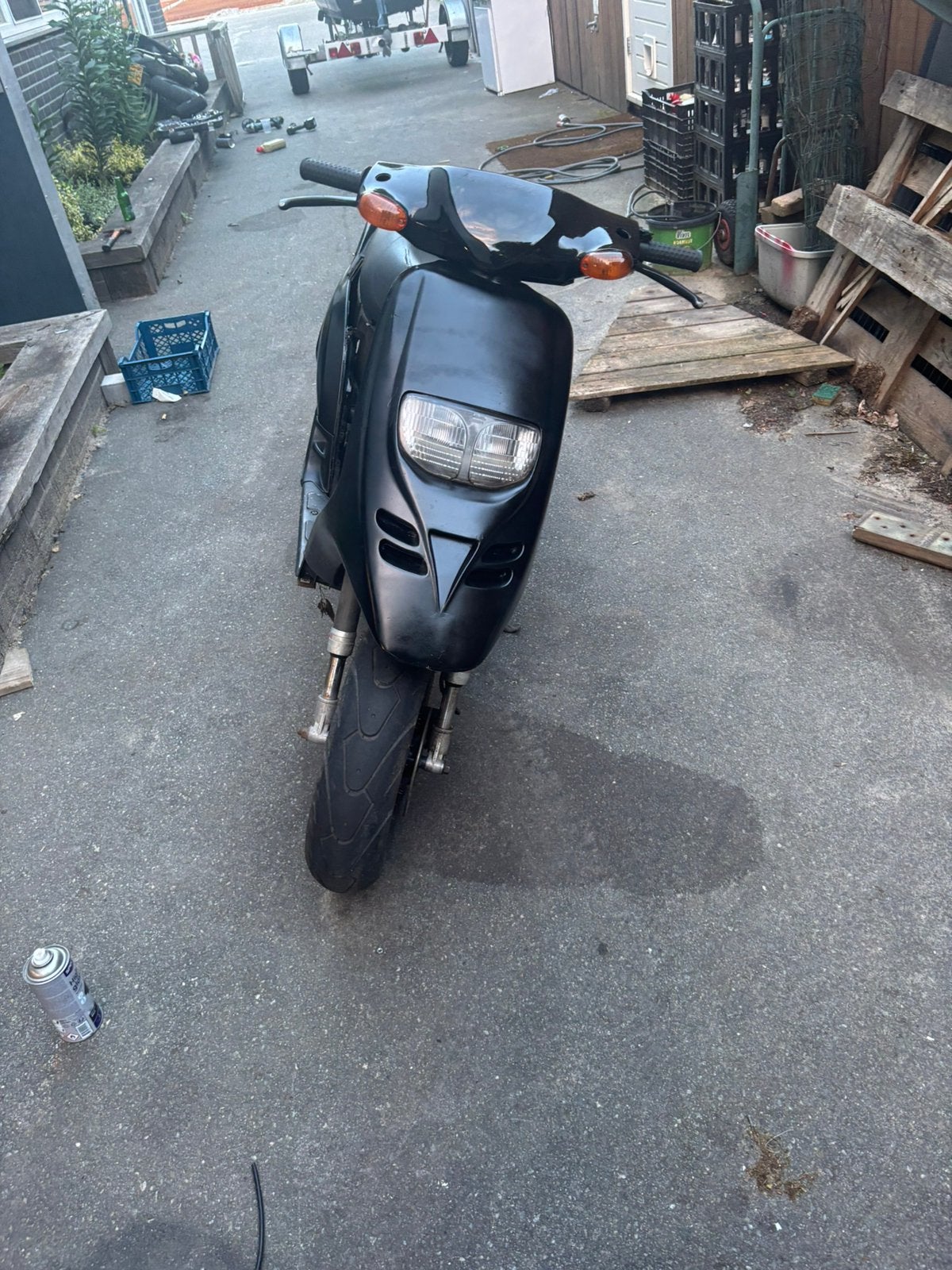 Gilera typhoon mallossi 70cc, Fietsen en Brommers, Scooters | Piaggio, Zo goed als nieuw, Overige modellen, Tweetakt, Ophalen of Verzenden
