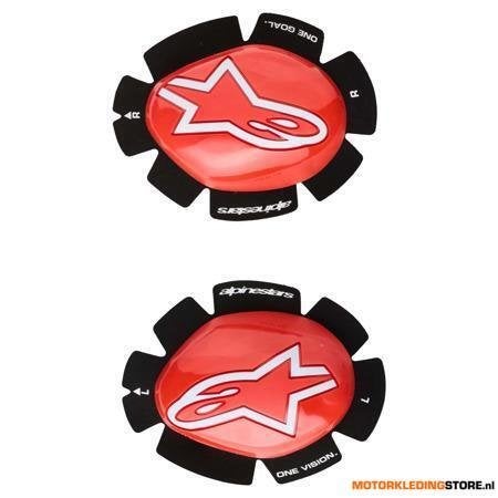 Alpinestars GP Tech Knie Sliders, Rood-Wit, Ophalen of Verzenden, Nieuw met kaartje