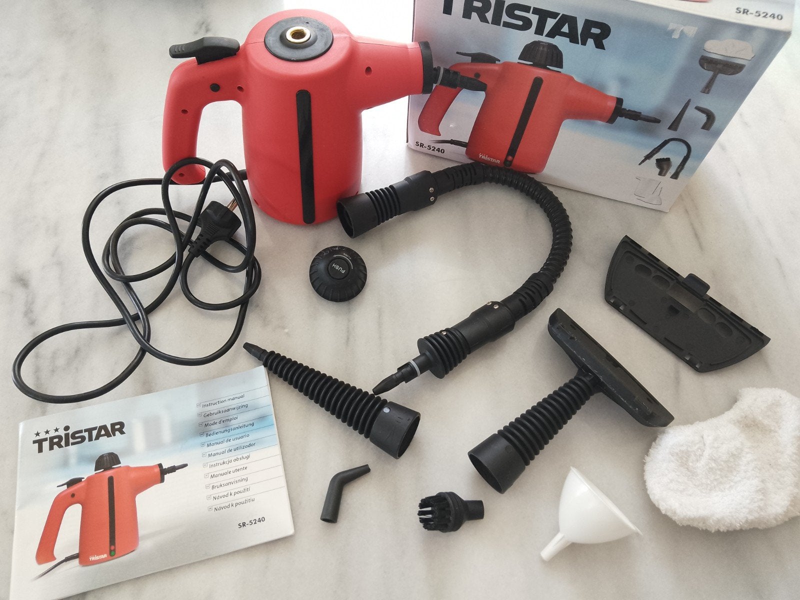 Tristar SR-5240 Stoomreiniger, Ophalen of Verzenden, Gebruikt, Stoomreiniger