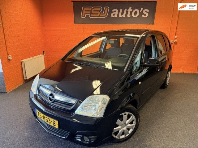 Opel Meriva 1.6 16V / ESSENTIA / ZEER MOOI / AIRCO!, Voorwielaandrijving, Gebruikt, Zwart, 4 cilinders