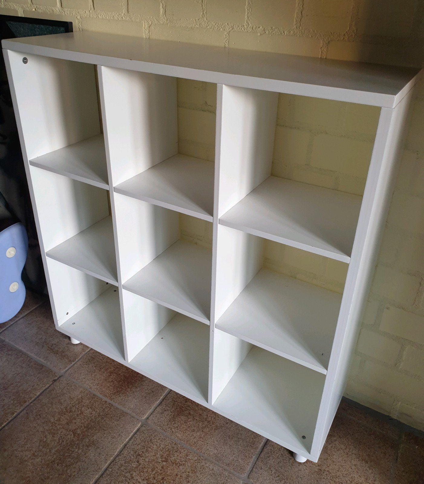 Witte vakkenkast 9 vakken kinderkast 84x16x90 cm, Ophalen, Gebruikt, Kast, 75 tot 100 cm
