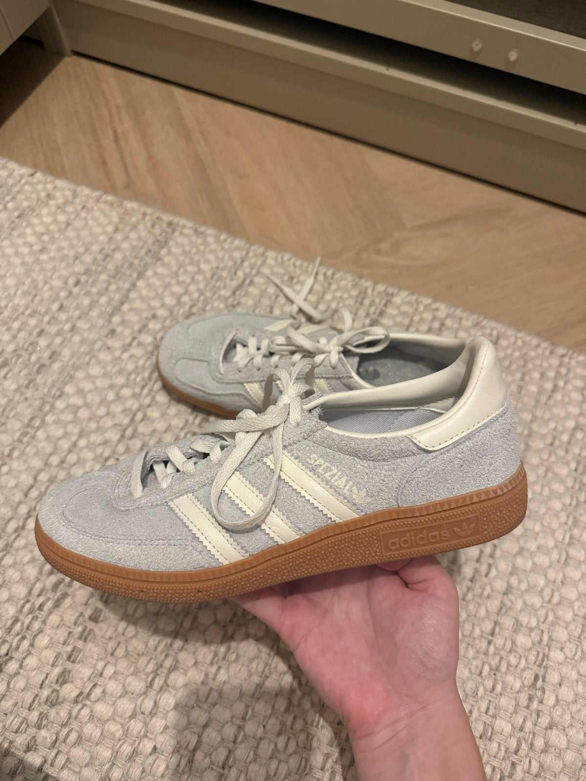 Adidas Spezial sneakers - lichtblauw, Verzenden, Gedragen, Blauw, Sneakers of Gympen