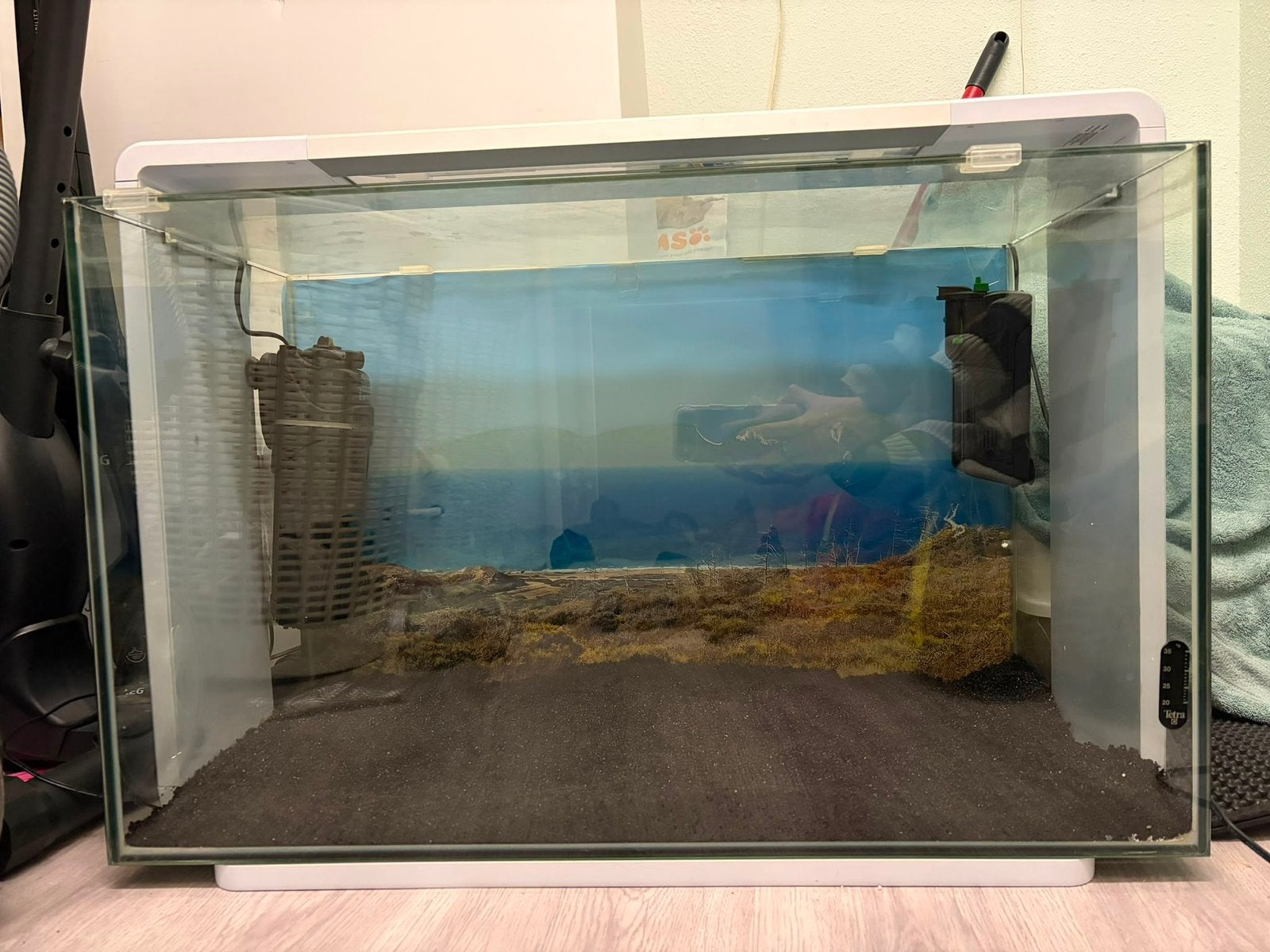 Aquarium, Ophalen, Gebruikt, Leeg aquarium, Inclusief deksel