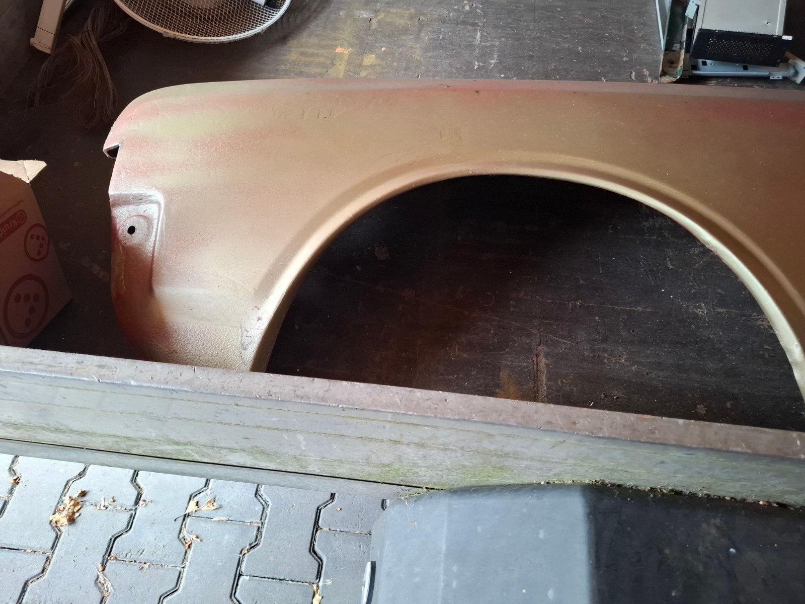 Opel commodore a record c spatbord linksvoor, Ophalen, Gebruikt, Oldtimer onderdelen, Spatbord