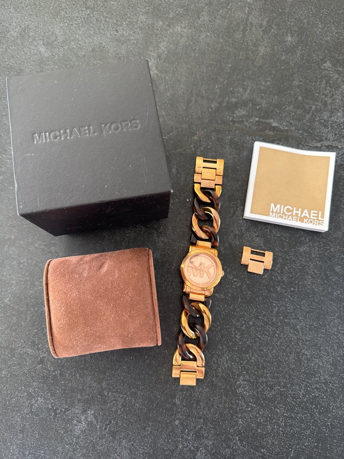 Michael Kors dameshorloge, Overige merken, Overige materialen, Polshorloge, Ophalen of Verzenden