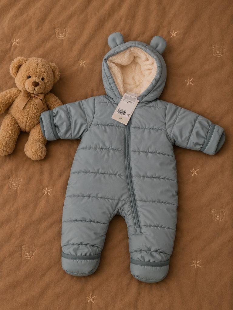 *NIEUW* Super warme baby jas, maat 62., Kinderen en Baby's, Babykleding | Maat 62, H&M, Nieuw, Jasje, Verzenden