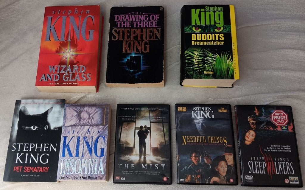 Stephen King-boeken en dvd’s, Verzenden, Gelezen, Stephen King