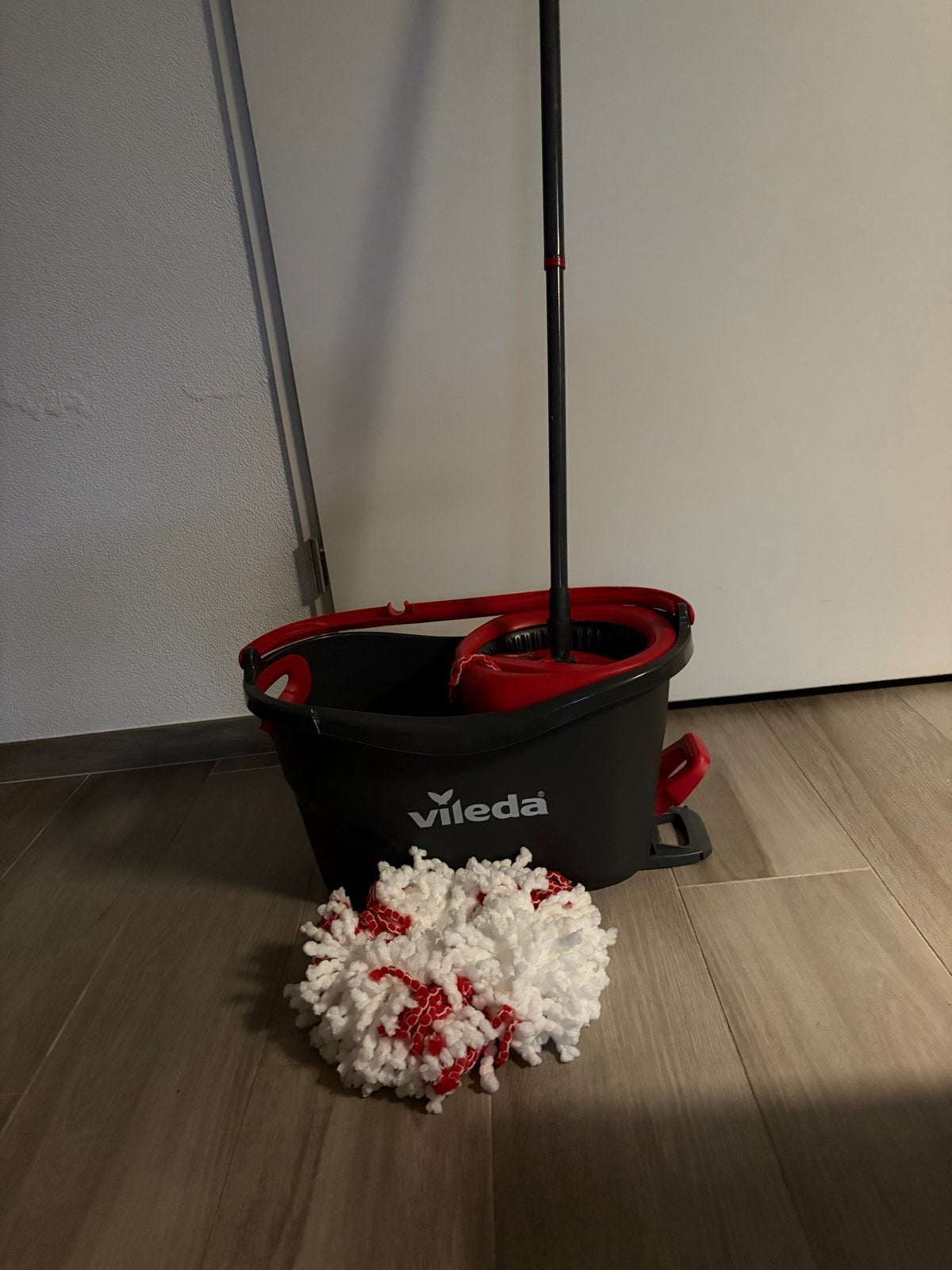 Vileda EasyWring & Clean Turbo Mop en Emmer Set, Ophalen, Mop of Dweil