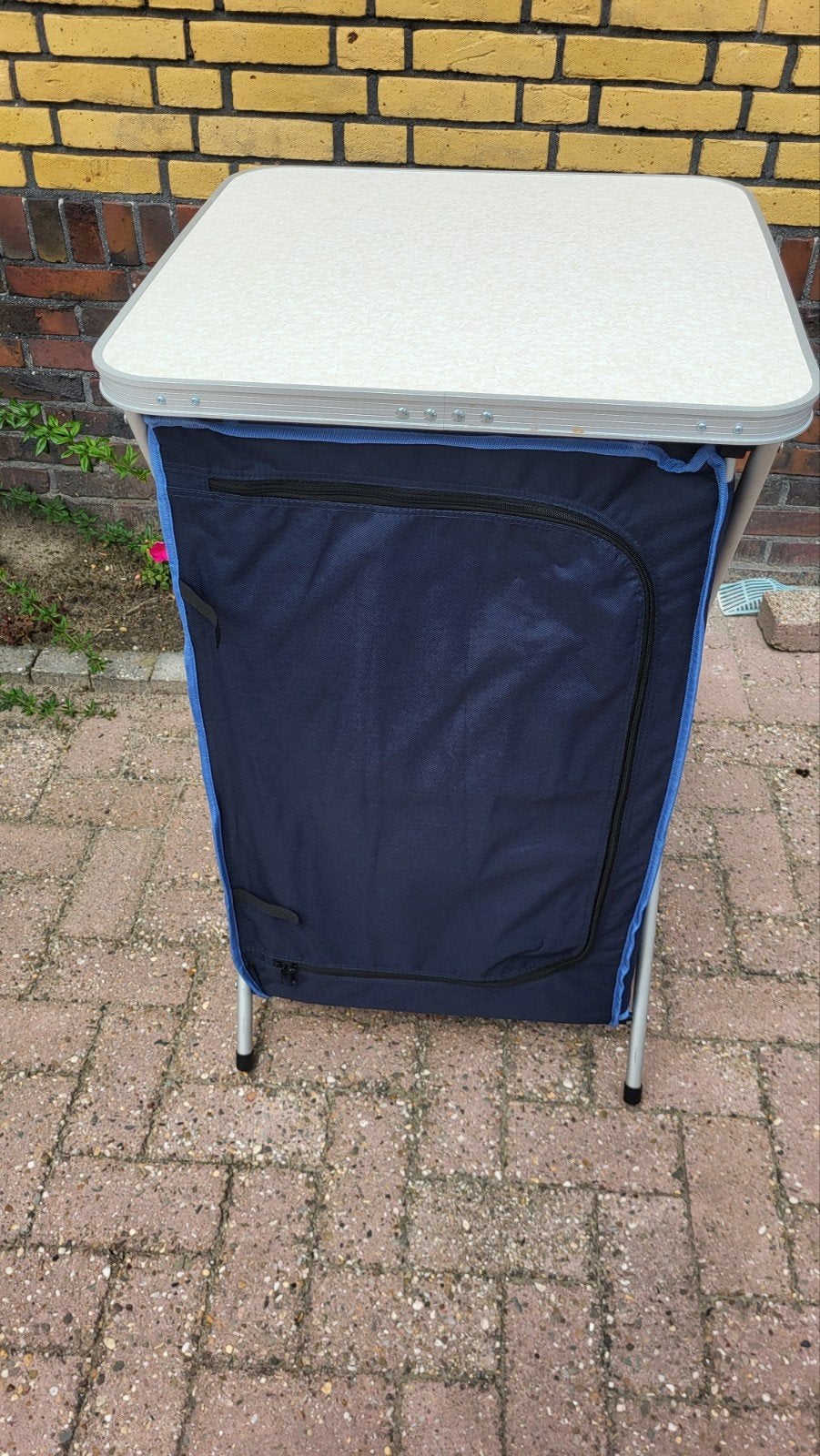 TEAB Opvouwbaar Camping Kastje 53x53x92 - Handig & Compact, Caravans en Kamperen, Kampeeraccessoires, Ophalen