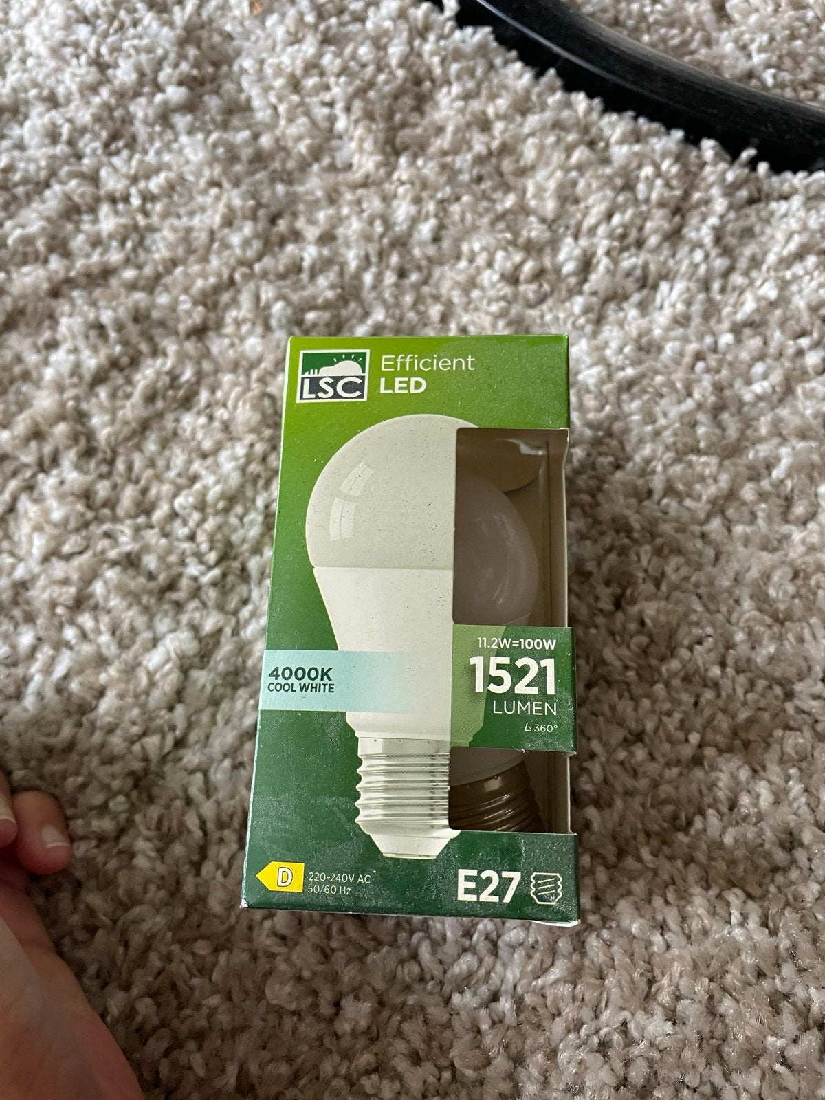 LSC Efficient LED E27 Lamp 11.2W-100W 4000K Koel Wit, Wit, Overige merken, Kunststof, Nieuw