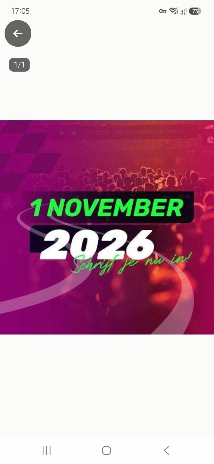 startnummer TT Assen halve marathon incl shirt M 1 november, Eén persoon