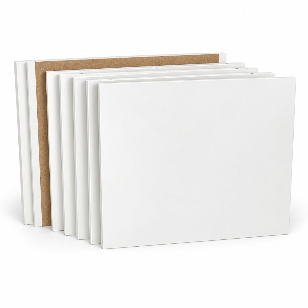 IKEA KALLAX Inzet met 4 Planken Wit – 404.237.19, 25 tot 50 mm, Ophalen of Verzenden, Zo goed als nieuw, Plank
