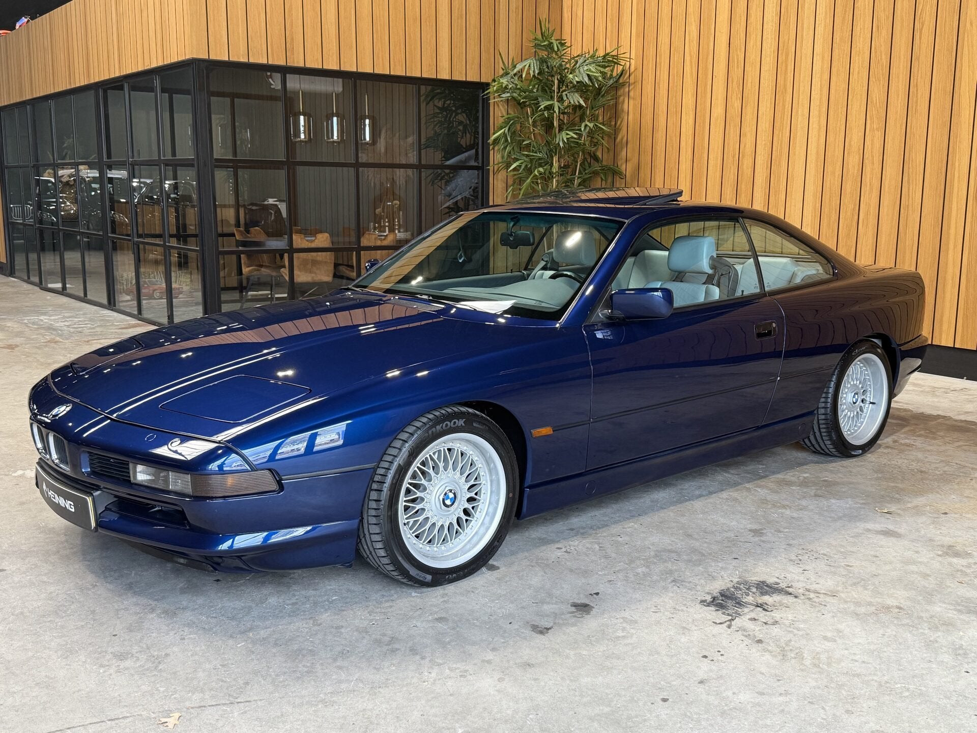 BMW 8-serie 850 Ci Automaat. Schuifdak. 138000 km met de com, Auto's, Automaat, Elektrische ramen, Bedrijf, Grijs