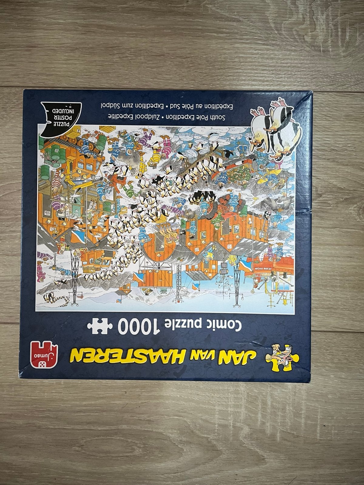 Jan van Haasteren Comic Puzzel - Zuidpoolexpeditie 1000 stuk, Ophalen, 500 t/m 1500 stukjes, Nieuw, Legpuzzel