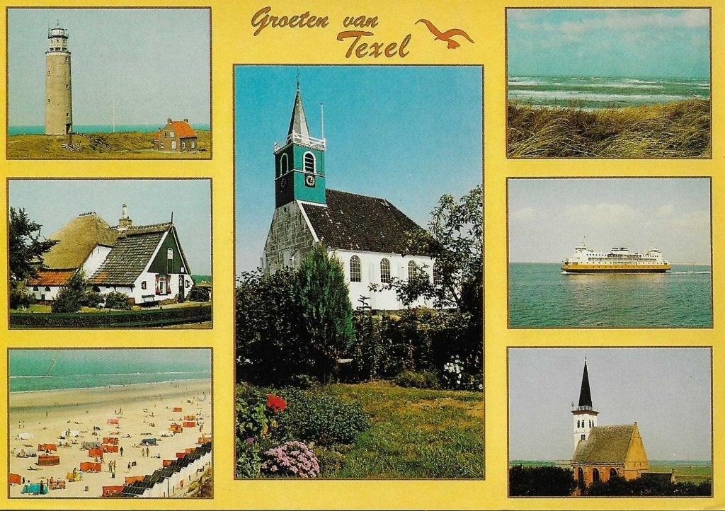 Texel- -7-luik., Ophalen of Verzenden, 1980 tot heden, Gelopen, Waddeneilanden