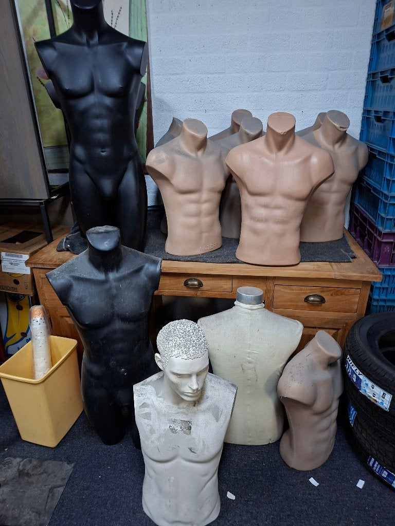 14 stuks mannen torso,s, Ophalen, Zo goed als nieuw, Overige typen