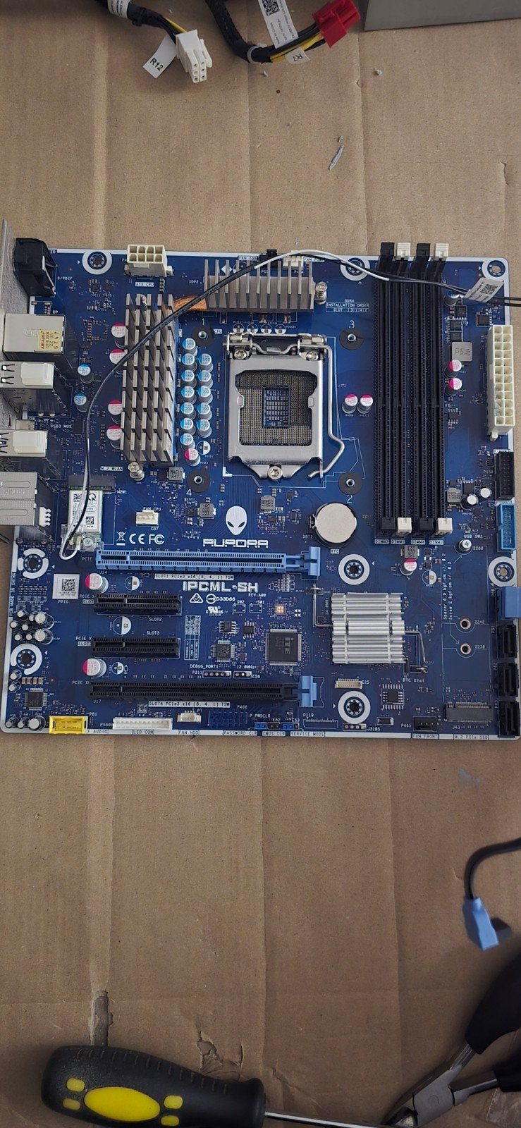 Alienware IPCML-SH Moederbord for i9 10 + 11th series, Computers en Software, Gebruikt, LGA1151, DDR4, Ophalen of Verzenden