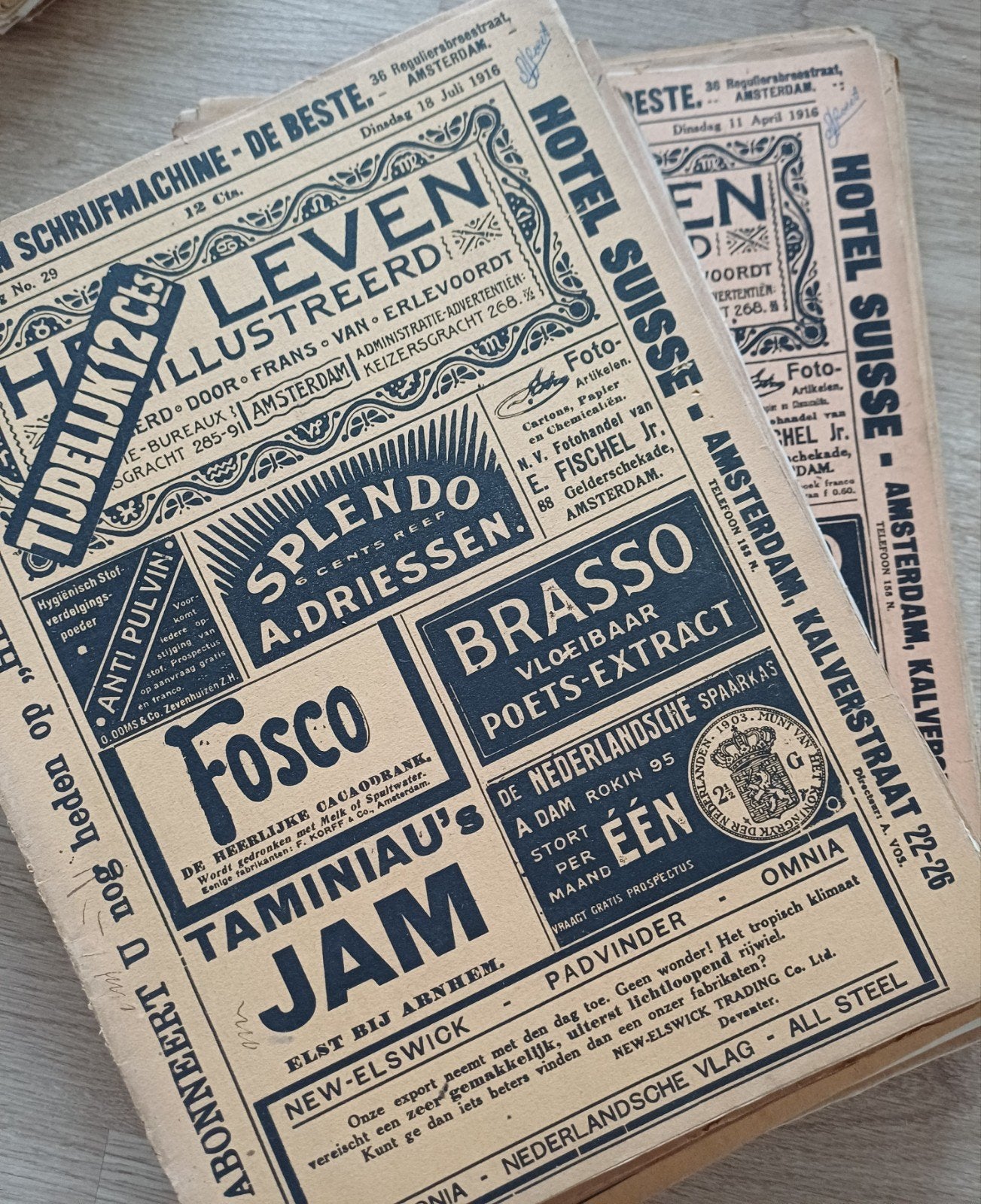 Het Leven Geïllustreerd - 1916, Ophalen of Verzenden, Gelezen, Krant
