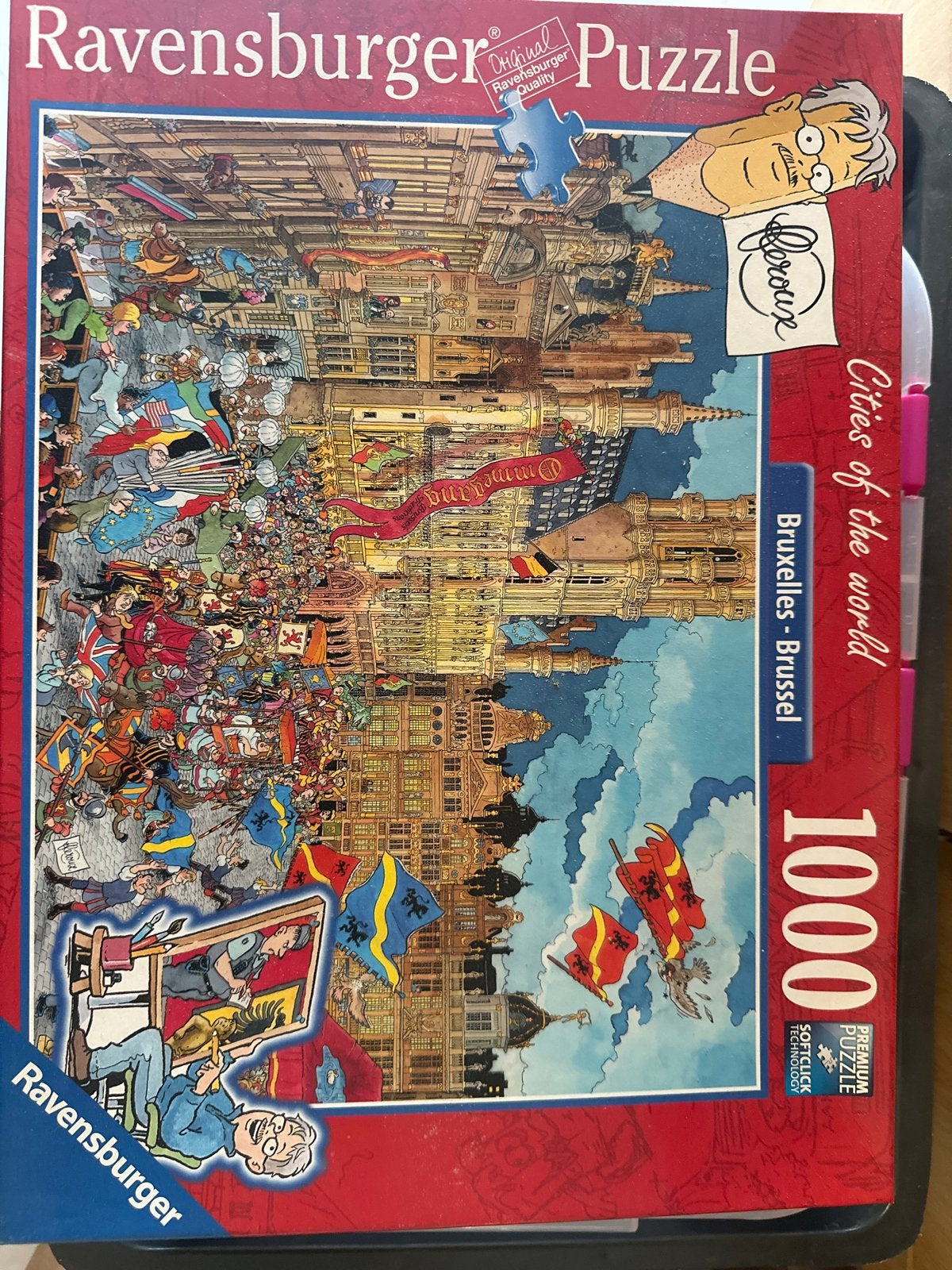 Ravensburger Legpuzzel Brussel 1000 stukjes, Ophalen of Verzenden, Meer dan 50 stukjes, Zo goed als nieuw, 6 jaar of ouder