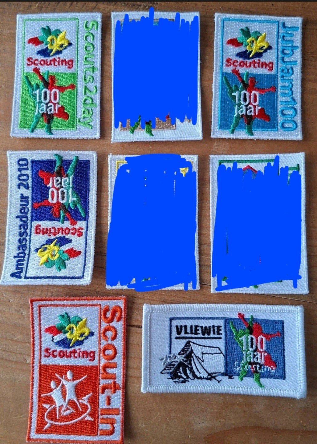 Scouting verschillende insinges 2 euro ps, Verzamelen, Ophalen of Verzenden, Nieuw