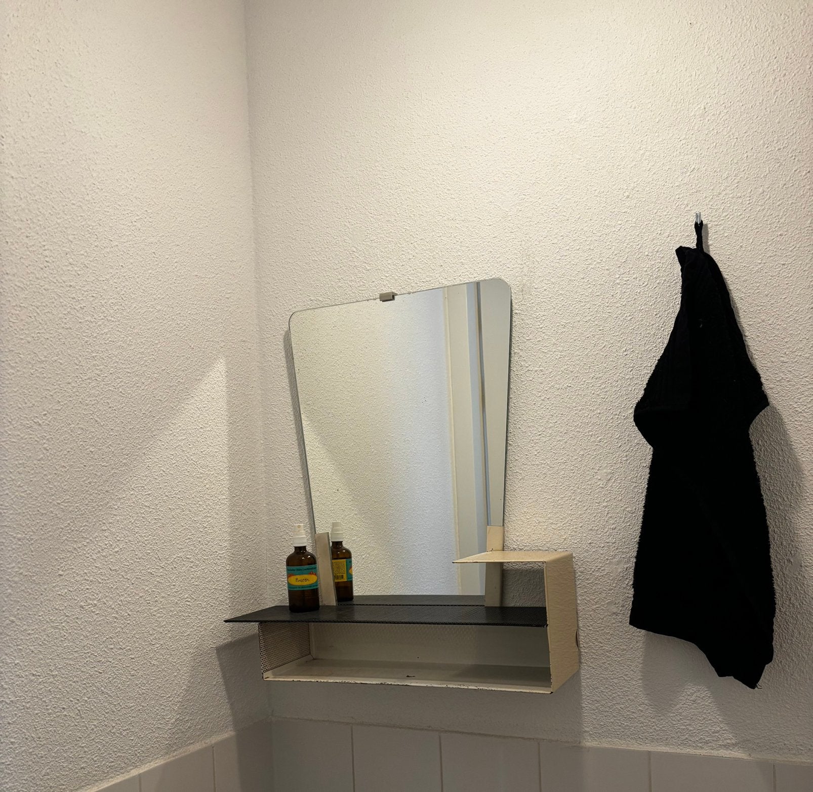 Vintage spiegel, Ophalen, Minder dan 50 cm, Zo goed als nieuw, Minder dan 100 cm