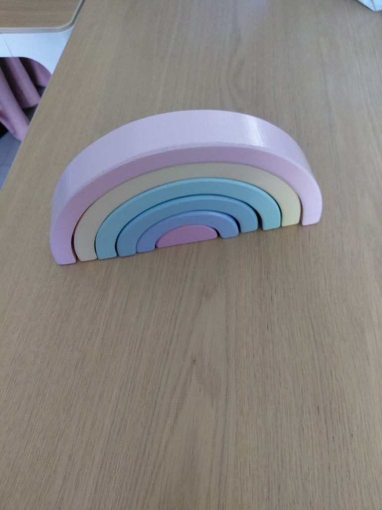 regenboog hout, Kinderen en Baby's, Speelgoed | Houten speelgoed, Ophalen of Verzenden, Zo goed als nieuw, Overige typen